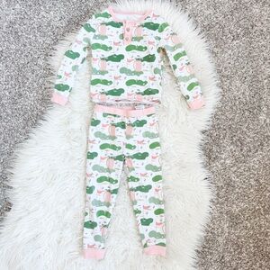 Mud Pie | Pink Golf Toddler Pajamas